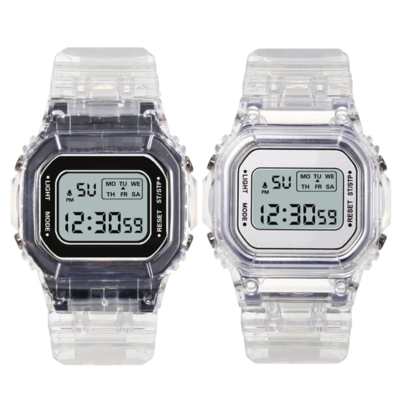 Fashion Men Women Watches Gold Casual Transparent Digital Sport Watch Lover's Gift Clock Children Kid's Wristwatch Female Clock
Fashion Men Women Watches Gold Casual Transparent Digital Sport Watch Lover's Gift Clock Children Kid's Wristwatch Female Clock
