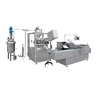 Chemical OEM High Speed Cosmetic Toothpaste Ointment Table Top Aluminum Tube Filling and Sealing Machine Line