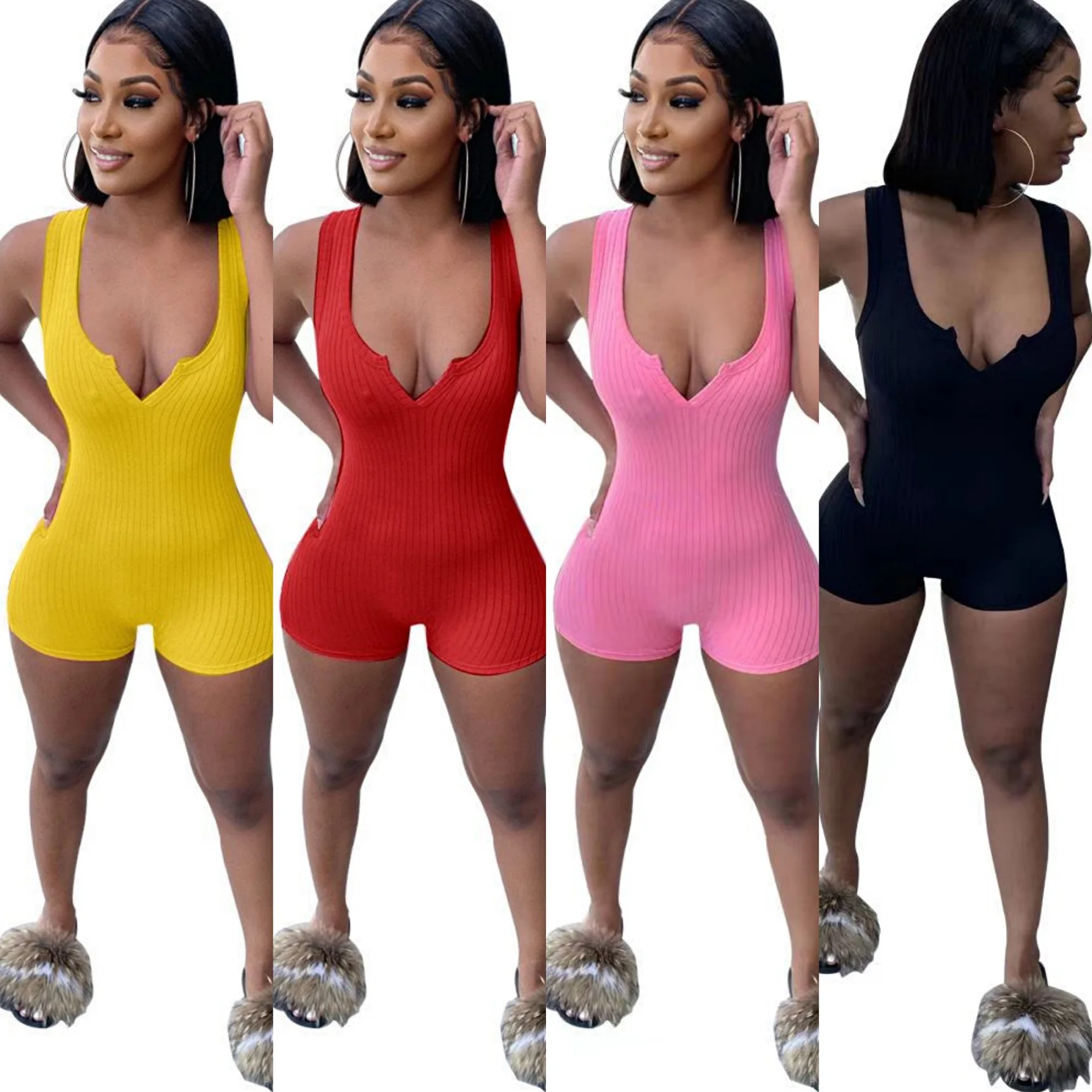 ribbed knitted black red oversized 3xl jumpsuit sexy one piece outfit short jumpsuit women 2021 v neck playsuit one piece
ribbed knitted black red oversized 3xl jumpsuit sexy one piece outfit short jumpsuit women 2021 v neck playsuit one piece