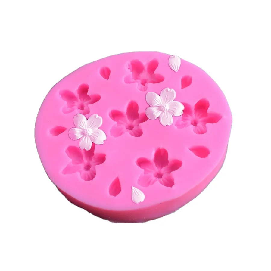 11 small flower fairy pastry tools cake decorating silicone happy birthday fondant mold, As picture
11 small flower fairy pastry tools cake decorating silicone happy birthday fondant mold, As picture
