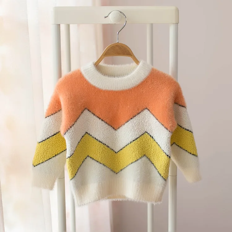 Baby Boys O-neck Sweater Boys Warm Knitted Pullover Sweaters Wave Pattern Autumn Winter, As picture
Baby Boys O-neck Sweater Boys Warm Knitted Pullover Sweaters Wave Pattern Autumn Winter, As picture
