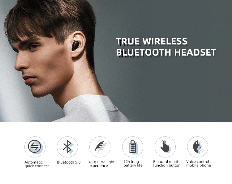 Best selling Waterproof mini xiaomi mi twins ear buds bluetooth tws true wireless earphone earbuds - ANKUX.COM