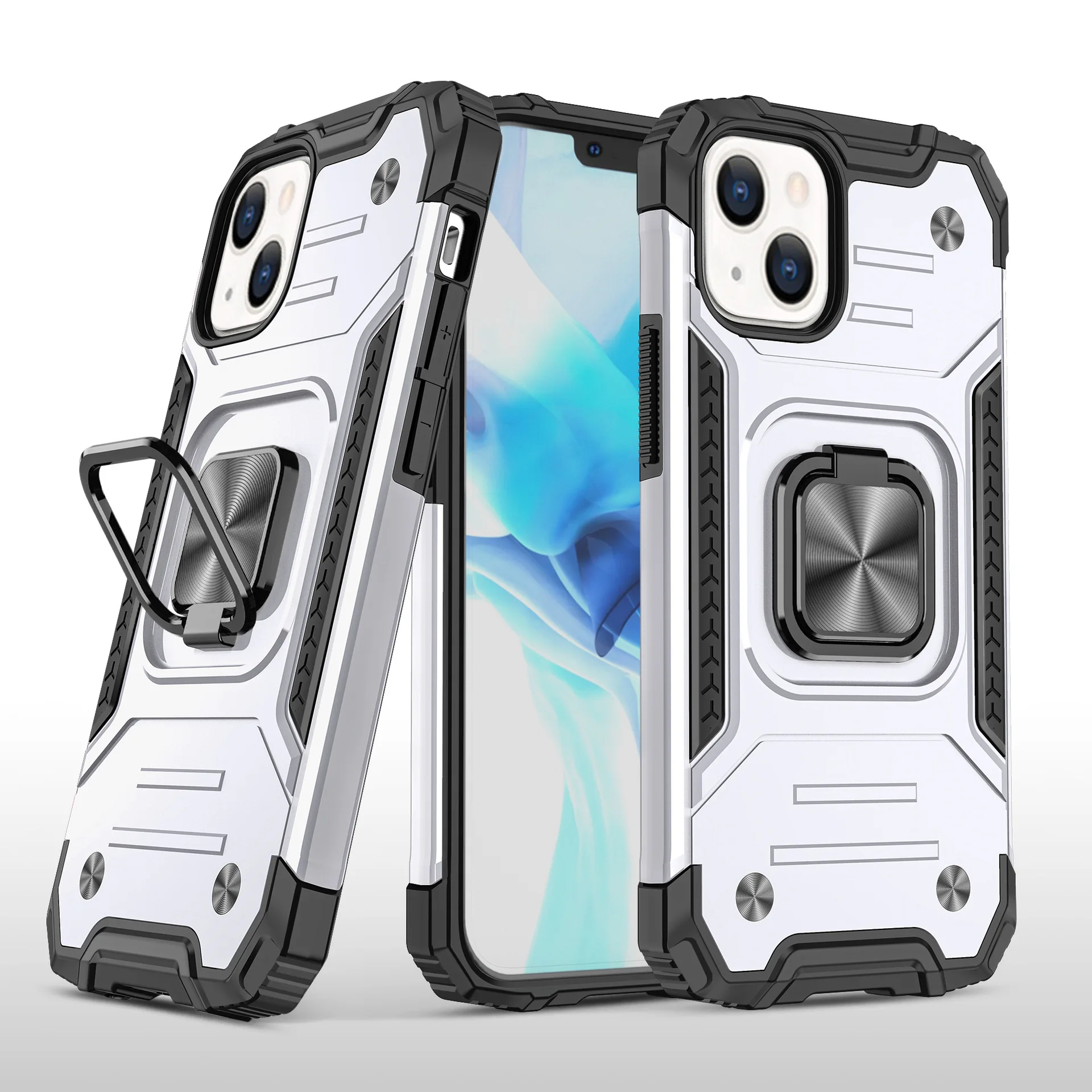 Thick Tpu With Pc Material Anti-fall Mobile Phone Case With Bracket Function For Iphone 13 Series, Black, red, green, blue,dark green,rose gold,sliver
Thick Tpu With Pc Material Anti-fall Mobile Phone Case With Bracket Function For Iphone 13 Series, Black, red, green, blue,dark green,rose gold,sliver