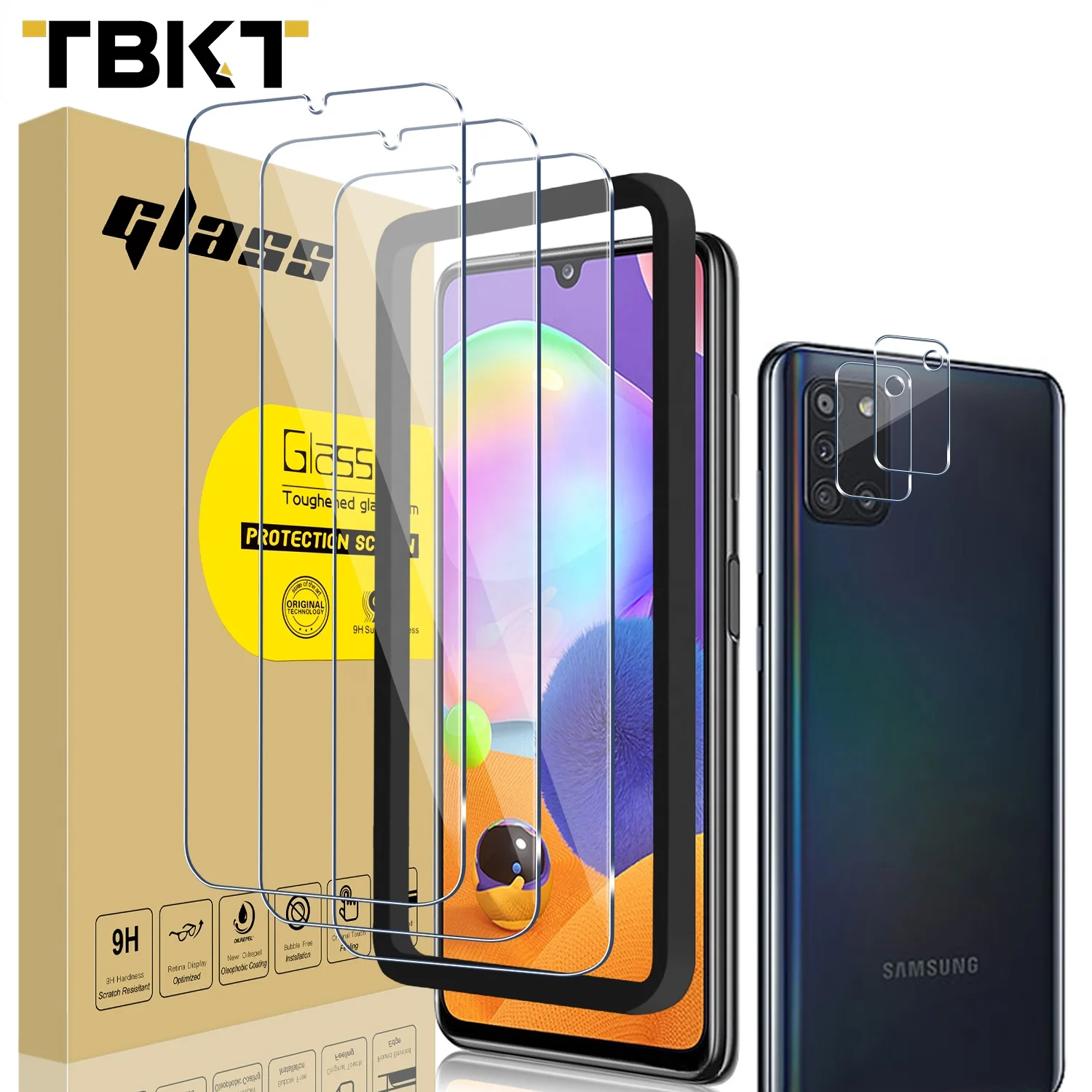 Bubble Free Tempered Glass 3+2 Camera cover Screen Protective Glass for Samsung A31 Anti-Scratch
Bubble Free Tempered Glass 3+2 Camera cover Screen Protective Glass for Samsung A31 Anti-Scratch