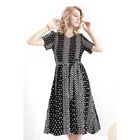 Woman dress lady summer 2019 casual loose long sleeve round neck dress
