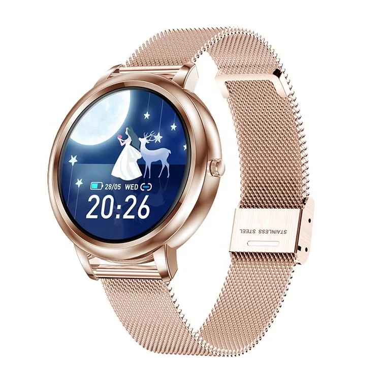 2021 Style MK20 Smart Watch Full Touch Control Round Screen Fashion Women Smartwatch Lady Health Track Bracelet For iOS Android
2021 Style MK20 Smart Watch Full Touch Control Round Screen Fashion Women Smartwatch Lady Health Track Bracelet For iOS Android