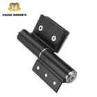 High Compartment Space Aluminum Hydraulic Slient Soft Closer G-type Hinge for Glass Door