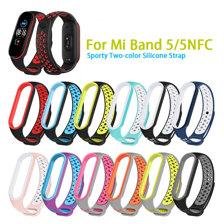 Breathable Sporty Original Design Correa Para Xiaomi Band 5 Replacement Soft Silicone Mi Band 5 Strap For Xiaomi Smart Band, Optional
Breathable Sporty Original Design Correa Para Xiaomi Band 5 Replacement Soft Silicone Mi Band 5 Strap For Xiaomi Smart Band, Optional