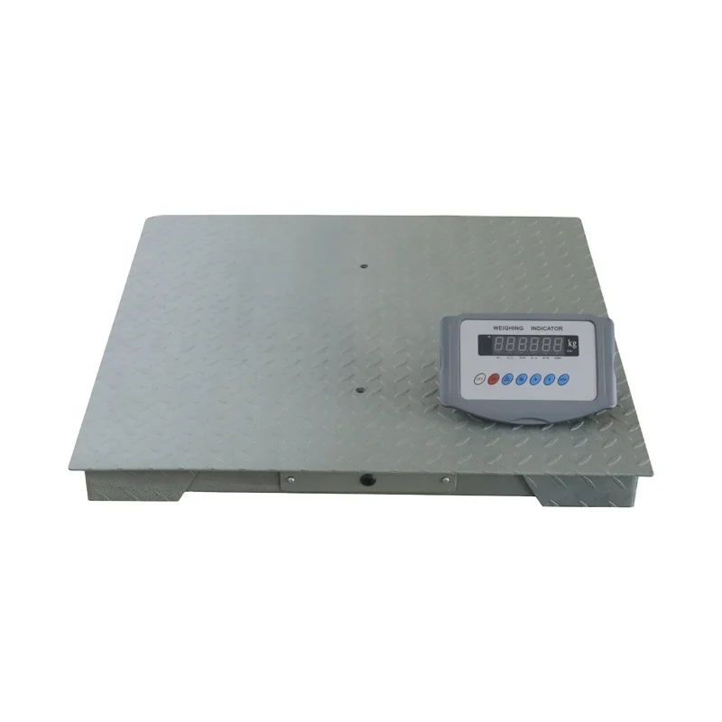 Digital Electronic Platform Weighing Floor Scale 2 tons 1.0*1.0M