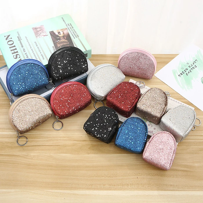 2020 New Arrivals Mini Backpack Shape Women Paillette Sequin Coin Purse Shell Zipper Storage Bag with Keychain
2020 New Arrivals Mini Backpack Shape Women Paillette Sequin Coin Purse Shell Zipper Storage Bag with Keychain
