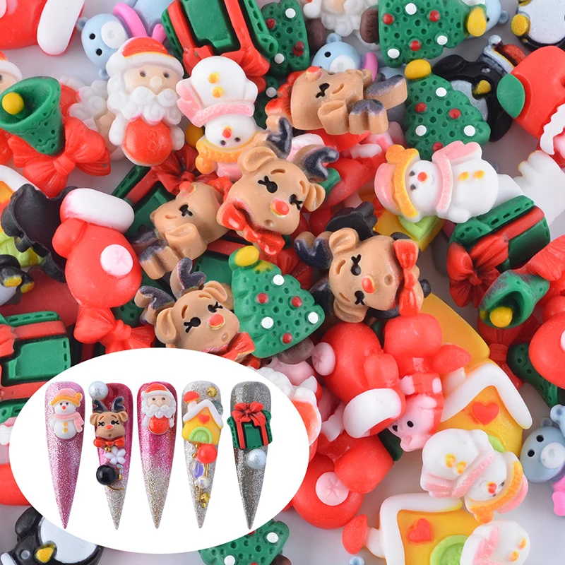 2021 NEW Kawaii Cartoon Snowman Resin 3D Nail Art Charms DIY Nails Accessories For XMAS 100PCS
2021 NEW Kawaii Cartoon Snowman Resin 3D Nail Art Charms DIY Nails Accessories For XMAS 100PCS