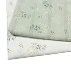 Embroidery Hollow Printing Jacquard Fabric Flower Branch Cotton Cloth Make Dress Decoration Home Cotton Fabric 150g/m