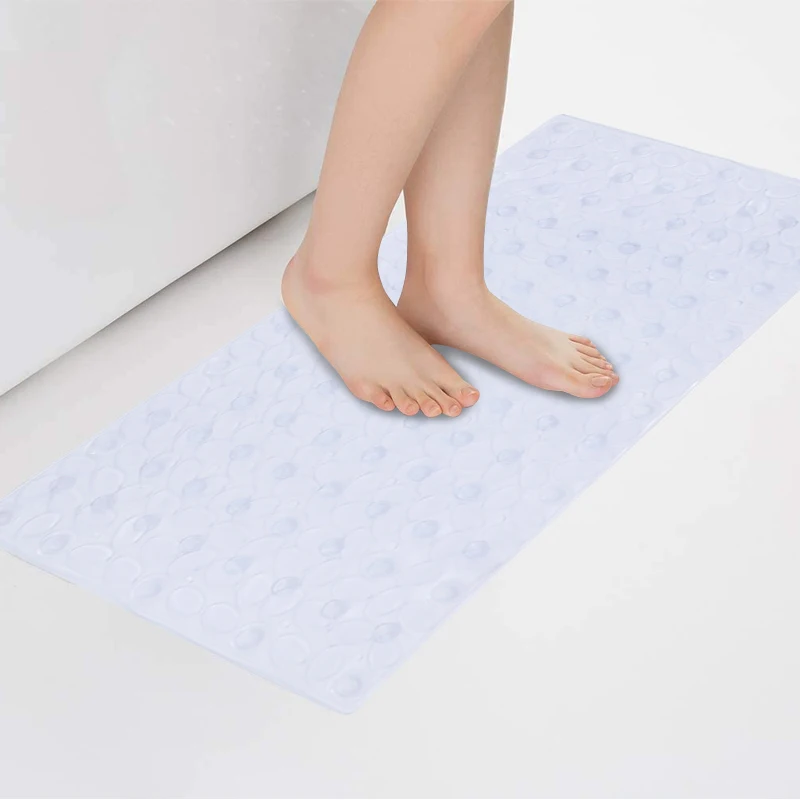Transparent Extra Long Non-Slip Bathmat Bathroom Shower Pad PVC Suction Cup Bathtub Mat, As picture or customized
Transparent Extra Long Non-Slip Bathmat Bathroom Shower Pad PVC Suction Cup Bathtub Mat, As picture or customized