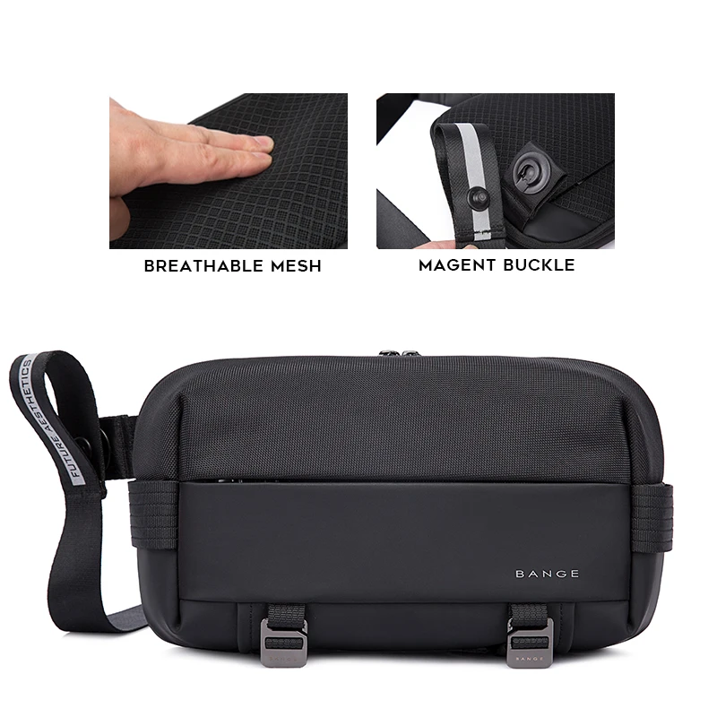 2021 factory new design bange messenger oem unisex crossbody sling bag men custom sling bags, Black
2021 factory new design bange messenger oem unisex crossbody sling bag men custom sling bags, Black