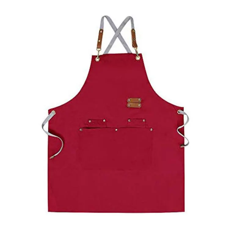 Custom Print Kitchen Cooking Canvas Cross Back Chef Apron With Adjustable Straps And Large Pockets For Men Women, Customized color
Custom Print Kitchen Cooking Canvas Cross Back Chef Apron With Adjustable Straps And Large Pockets For Men Women, Customized color