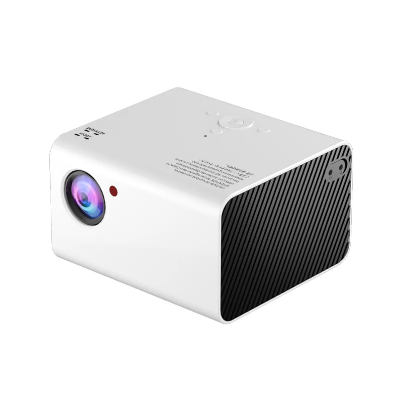 

2021 New LED Multi Media Projector 1920*1080P Resolution 5000 Lumens 200 Inches LCD Home 4k Projector T10, White