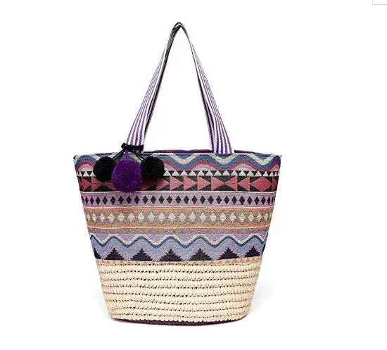 Wholesale Straw bag handmade pam-poo seagrass woven handbags colorful tassel wool ball beach ladies hand bags
Wholesale Straw bag handmade pam-poo seagrass woven handbags colorful tassel wool ball beach ladies hand bags