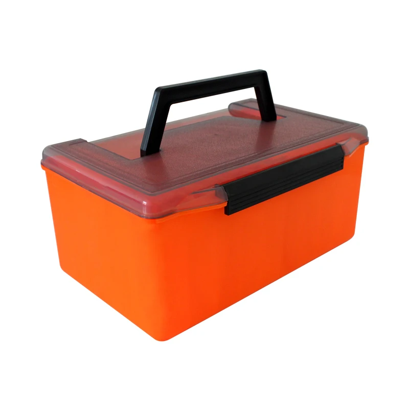 Fishing tackle boxes can storage of different lengths of bait fishing bucket tackle box, Red,orange,clear,green,blue
Fishing tackle boxes can storage of different lengths of bait fishing bucket tackle box, Red,orange,clear,green,blue