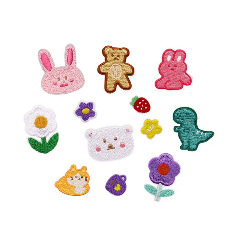 Self-adhesive Patch Full Embroidered Cartoon animal bunny For Kids Dress Patch bag embroidery patches, Custom color
Self-adhesive Patch Full Embroidered Cartoon animal bunny For Kids Dress Patch bag embroidery patches, Custom color
