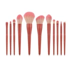 Women make up brushes wholesale professional natural makeup brush set 11pieces professional makeup brush set