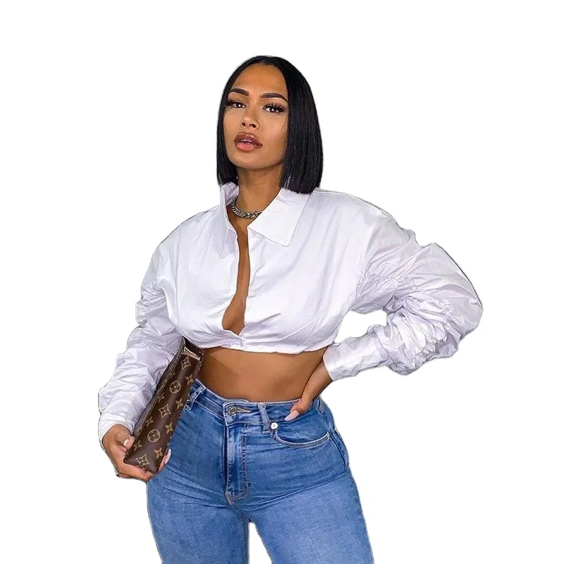 2021 Hot Sale Personalized Women's Crop Top Sexy Fashion Low Cut Ladies T Shirt Puff Sleeve
2021 Hot Sale Personalized Women's Crop Top Sexy Fashion Low Cut Ladies T Shirt Puff Sleeve