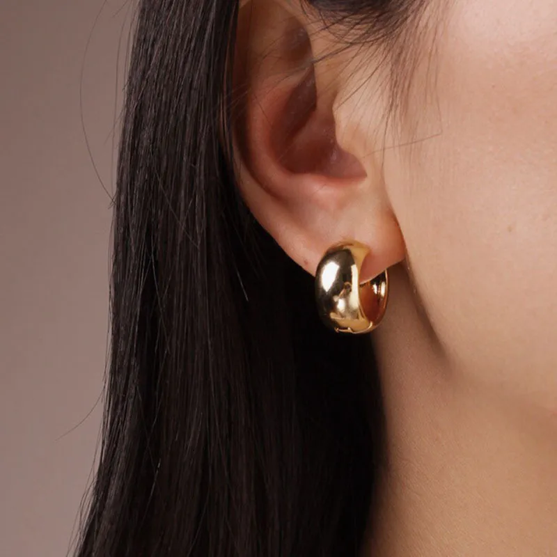 JOOLIM High End 18K Gold Plated Simple Fashion Circle Hoop Earrings for Women Stainless Steel Earrings Wholesale
JOOLIM High End 18K Gold Plated Simple Fashion Circle Hoop Earrings for Women Stainless Steel Earrings Wholesale