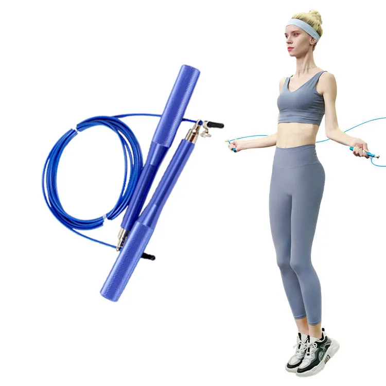 Professional customization Aluminum Wire black wire pp handles skip rope jump rope with bag, Black or more
Professional customization Aluminum Wire black wire pp handles skip rope jump rope with bag, Black or more