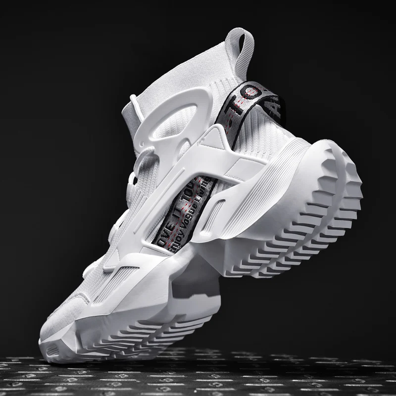High-top Socks Shoes Chunky Sneakers Men White Trend Street Light Sports Running Shoes Big Size 45 46 Support Drop-shipping
High-top Socks Shoes Chunky Sneakers Men White Trend Street Light Sports Running Shoes Big Size 45 46 Support Drop-shipping