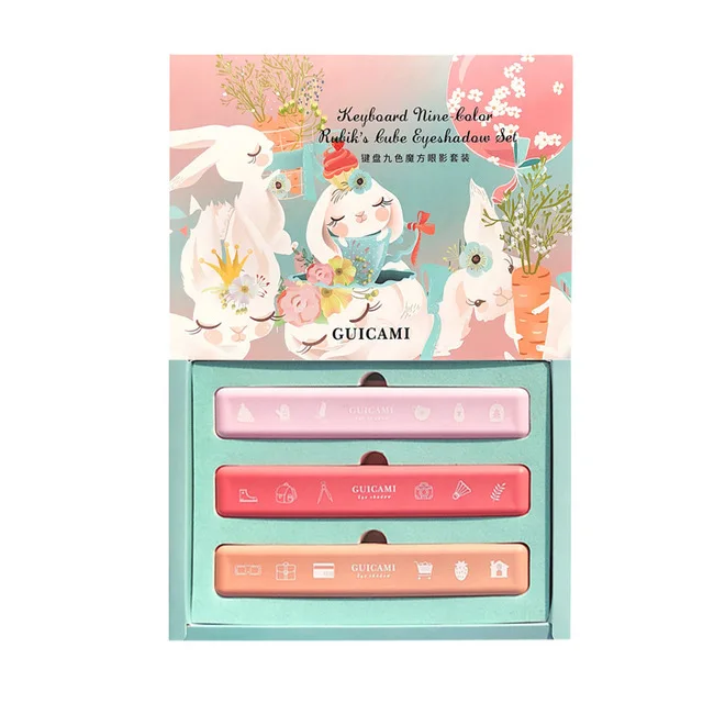 GUICAMI Keyboard 9 Color Eyeshadow Set Natural Matte Glitter Shimmer Eyes Makeup Waterproof Long Lasting Eyeshadow Gift Box
GUICAMI Keyboard 9 Color Eyeshadow Set Natural Matte Glitter Shimmer Eyes Makeup Waterproof Long Lasting Eyeshadow Gift Box