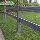 Showtech High Strength 2 Rails White Plastic PVC Vinyl Horse/farm/cattle fence