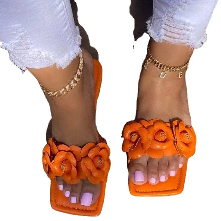 Flower decoration 2021 summer fashion new design beach flat sandals plus size pu female sandals flip flops
Flower decoration 2021 summer fashion new design beach flat sandals plus size pu female sandals flip flops
