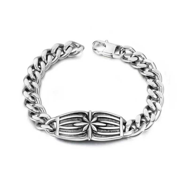 Wholesale Star design mens bracelet jewelry 316L Stainless steel bracelets for men
Wholesale Star design mens bracelet jewelry 316L Stainless steel bracelets for men