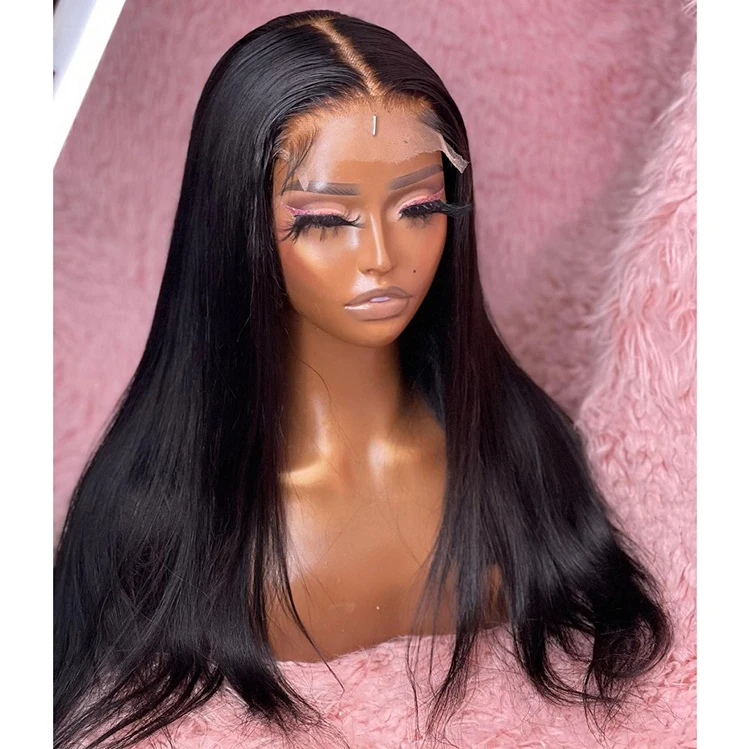 Bone straight human hair lace front wig pre plucked glueless lace frontal wig for black women
Bone straight human hair lace front wig pre plucked glueless lace frontal wig for black women
