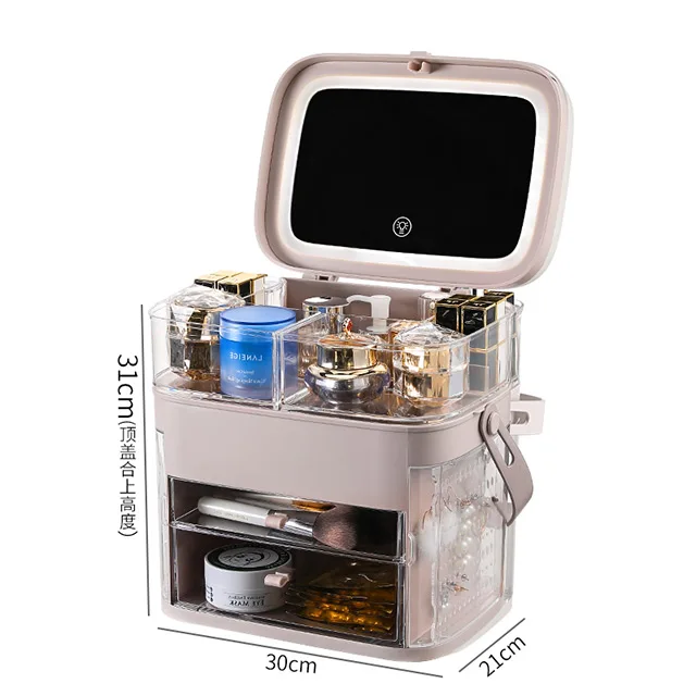XingYou Fashion Organizador de Maquillaje Makeup Brushes Storage Boxes Led Light Makeup Organizer Mirror Storage Box
XingYou Fashion Organizador de Maquillaje Makeup Brushes Storage Boxes Led Light Makeup Organizer Mirror Storage Box