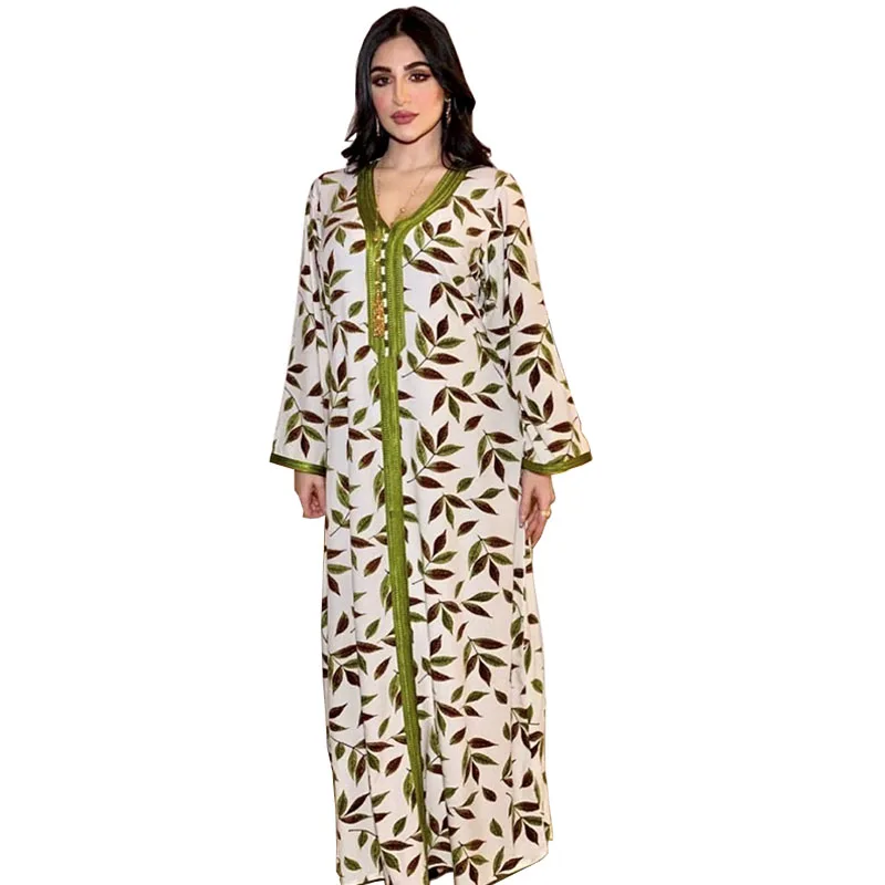 AB001 Middle East Womens Long Dress Muslim Printed Maxi Dresses Islamic Robe Abaya Dubai Muslim Dress
AB001 Middle East Womens Long Dress Muslim Printed Maxi Dresses Islamic Robe Abaya Dubai Muslim Dress