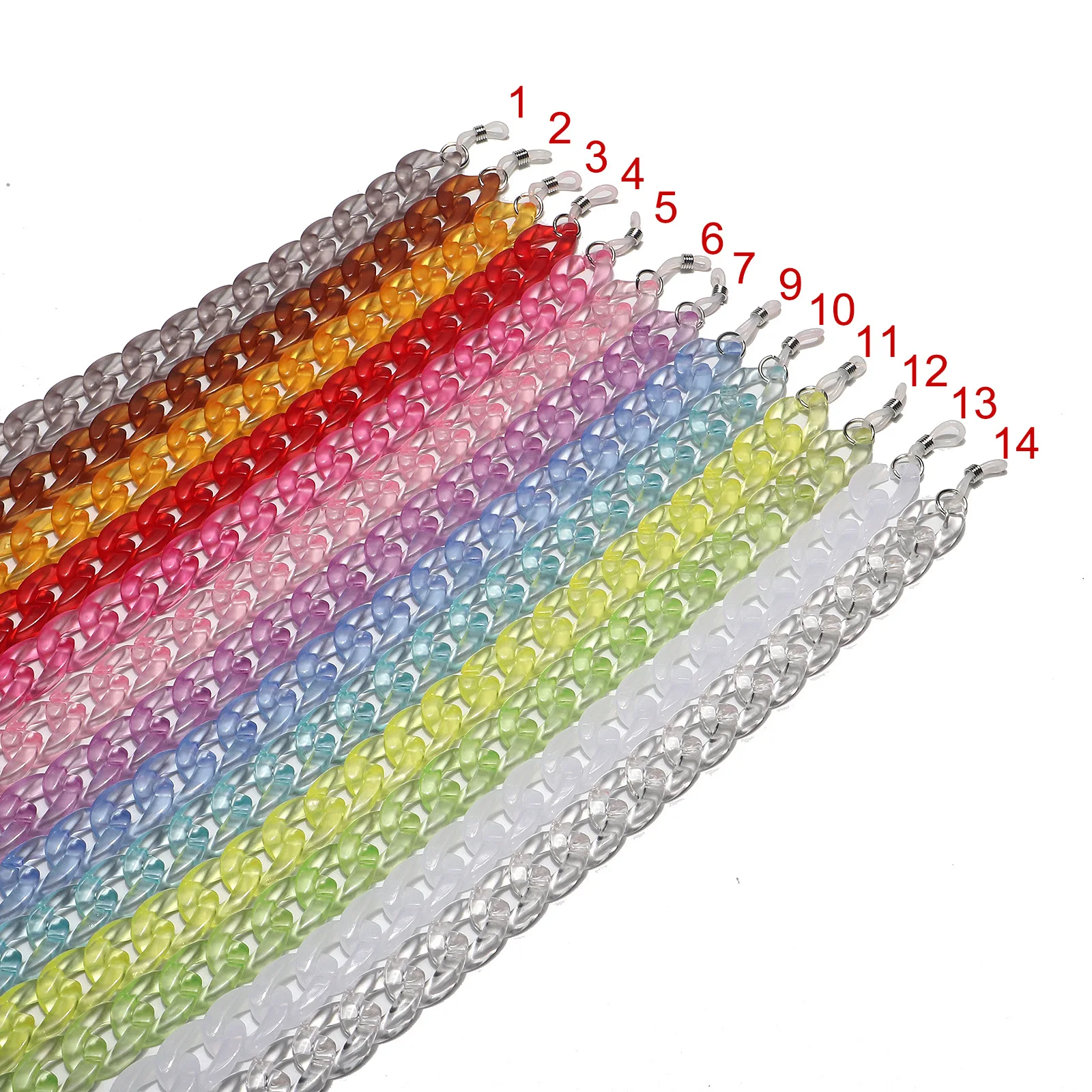 Cuban plastic masking chain necklace chain masking lanyards chain resin, More colors for choice
Cuban plastic masking chain necklace chain masking lanyards chain resin, More colors for choice