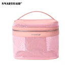 SMARTHAIR Custom New design PVC Pouch Mesh Cosmetic Bag Women Bags 2020
