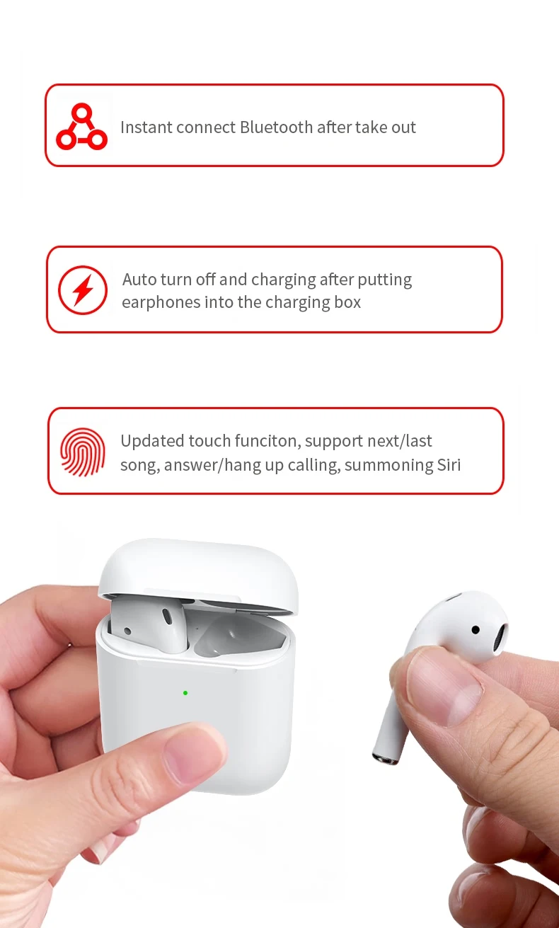 world best selling products wireless earbuds i99 tws with display screen wirlesless charging headphone i100 i200 i500 tws i23 - ANKUX.COM