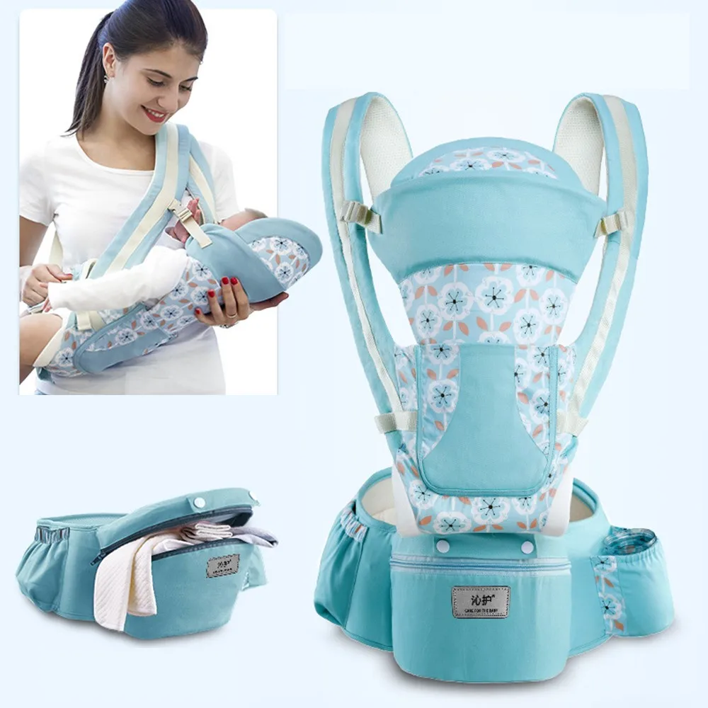 Manufacturers Ergonomic Hipseat Baby Carrier with Hood Cotton Front Back Hiking Adjustable Adult Sling Wrap for Carrying Newborn, Colors
Manufacturers Ergonomic Hipseat Baby Carrier with Hood Cotton Front Back Hiking Adjustable Adult Sling Wrap for Carrying Newborn, Colors