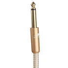 Right Angle 1/4" Mono Guitar Effect Pedal Board Cable For Electric Guitar
