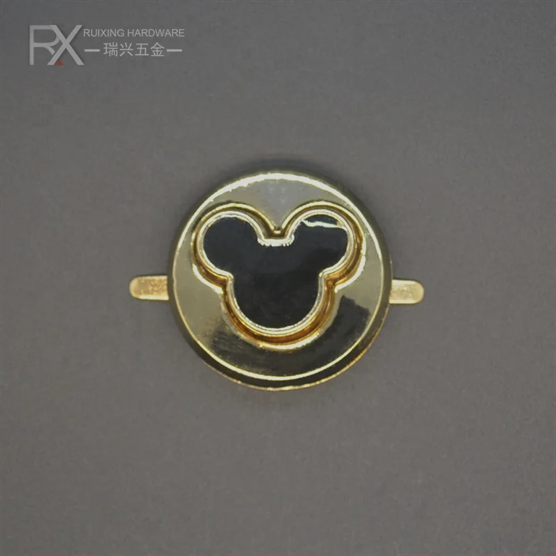 metal decorative mickey mouse decoration turn lock drop glue twist lock bag parts accessories for handbag purse luggage box
metal decorative mickey mouse decoration turn lock drop glue twist lock bag parts accessories for handbag purse luggage box