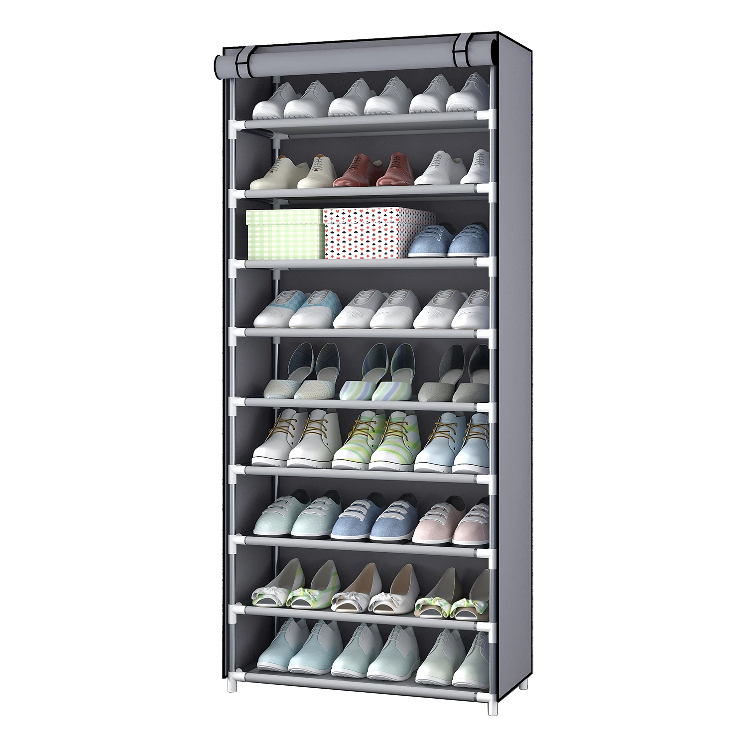 Simple Non-Woven Fabric Shoe Storage Organizer Rack Holder Cabinet Steel Frame Plastic, Customized
Simple Non-Woven Fabric Shoe Storage Organizer Rack Holder Cabinet Steel Frame Plastic, Customized
