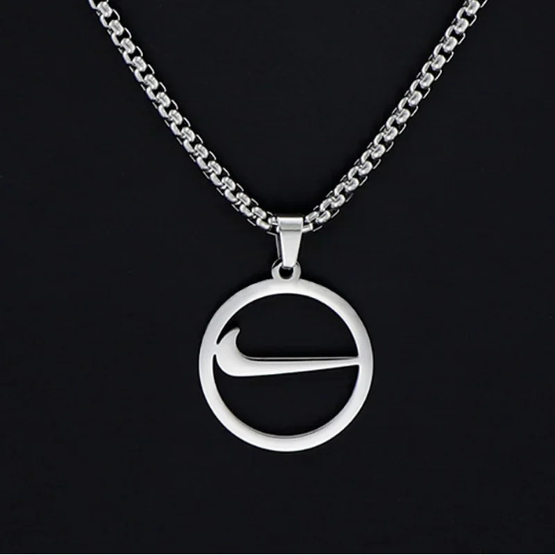 Trendy Silver Circle Cut Out Swoosh Logo Necklace Chain Jewelry Round Tags Personalized Tick Pendant Necklace for Him or Her, Silver , gold plated, rose gold
Trendy Silver Circle Cut Out Swoosh Logo Necklace Chain Jewelry Round Tags Personalized Tick Pendant Necklace for Him or Her, Silver , gold plated, rose gold
