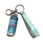 Wholesale fashionable swimming pig acrylic key chain/keychain