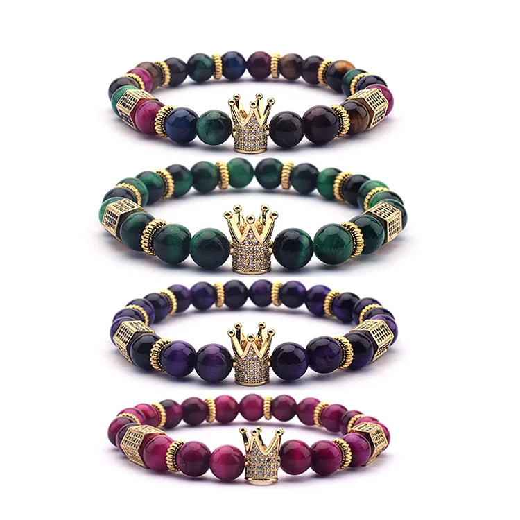 Wholesale 4pc/sets beads Natural stone Bracelets for women Micro Pave CZ Ball Charms Bracelet Men jewelry
Wholesale 4pc/sets beads Natural stone Bracelets for women Micro Pave CZ Ball Charms Bracelet Men jewelry