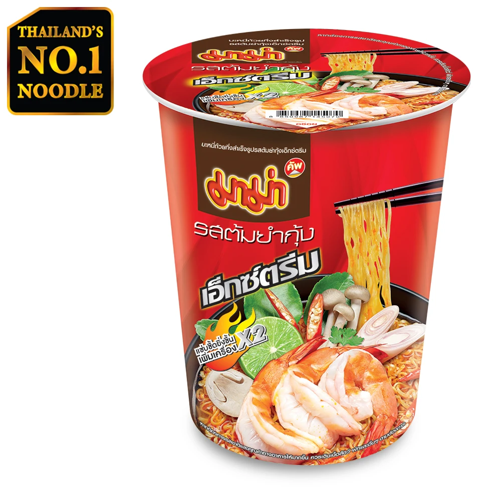 mama instant noodle cup shrimp tom yum flavour (extreme) 60g