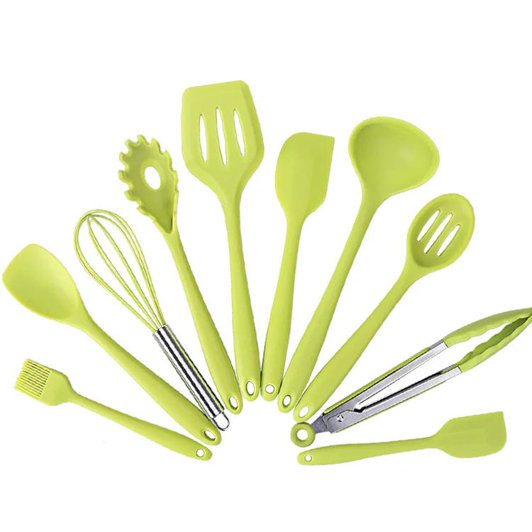 Durable Safe And Easy to Clean Non-stick Cookware Set 10 Piece Baking Cooking Tools Silicone Cookware Set Kitchen Tools, Colorful
Durable Safe And Easy to Clean Non-stick Cookware Set 10 Piece Baking Cooking Tools Silicone Cookware Set Kitchen Tools, Colorful