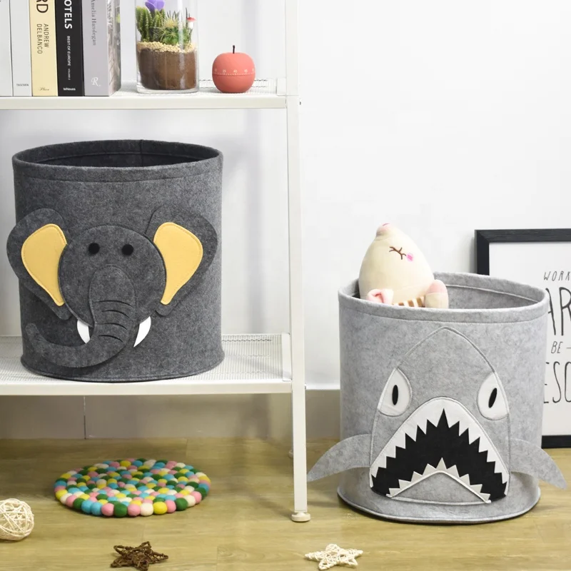Wholesale Custom Cute Animal Design Elephant the Felt Storage Basket Organizer for kids toys, Customized color
Wholesale Custom Cute Animal Design Elephant the Felt Storage Basket Organizer for kids toys, Customized color