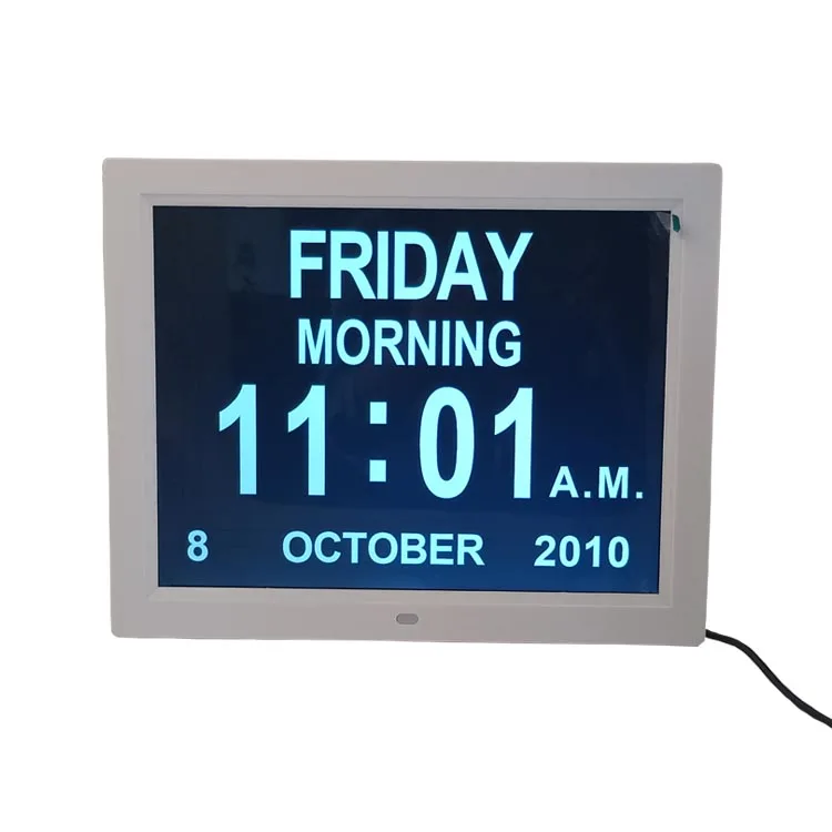 Large lcd digital display remote 12inch talking alarm hourly chime calendar wall clock for visual impairment people
Large lcd digital display remote 12inch talking alarm hourly chime calendar wall clock for visual impairment people