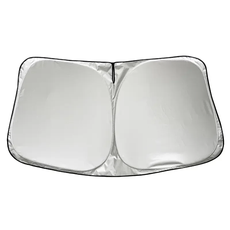 Factory Front Sunshades UV protection silver polyester double circle custom design titanium silver coating custom design
Factory Front Sunshades UV protection silver polyester double circle custom design titanium silver coating custom design